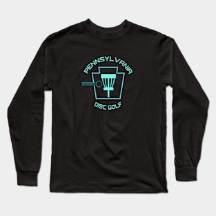 Pennsylvania Disc Golf - Keystone Light Green Long Sleeve T-Shirt